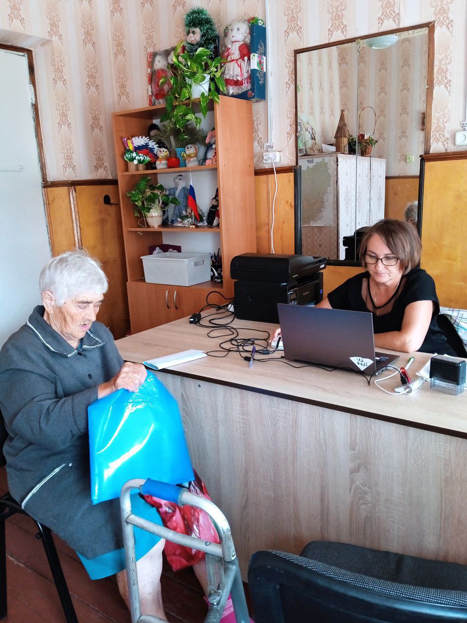 В Старобельском муниципальном округе продолжается активная работа в селах и отдаленных населенных пунктах..