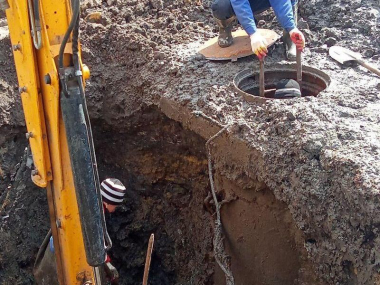 Работа аварийно-восстановительных бригад в округе.. Работа аварийно-восстановительных бригад в округе..